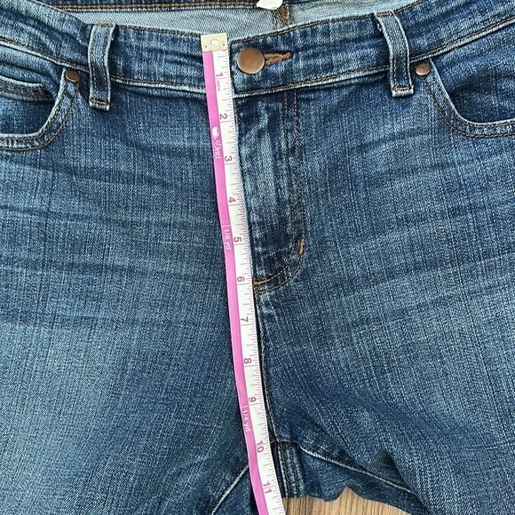 Eileen Fisher Light Wash Skinny Jeans Size 12 - Picture 7 of 9